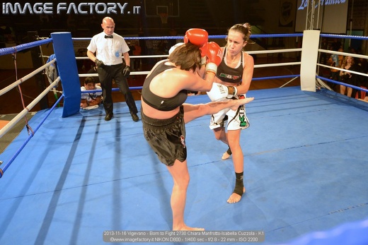 2013-11-16 Vigevano - Born to Fight 2730 Chiara Manfrotto-Isabella Cuzzola - K1